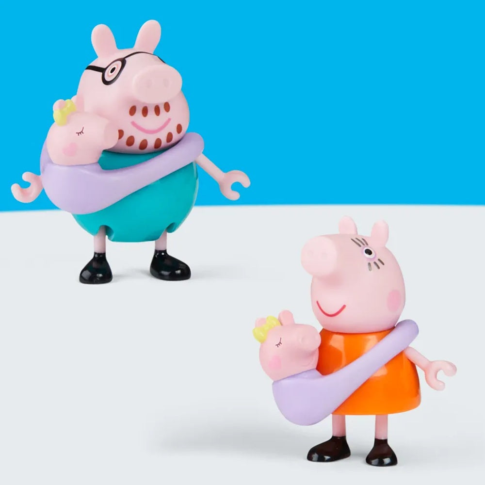Conjunto Peppa Pig Nova Família Com Evie Pig - Hasbro