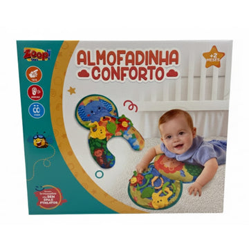 Almofadinha de Atividades Bebê Conforto Elefante - ZOOP TOYS