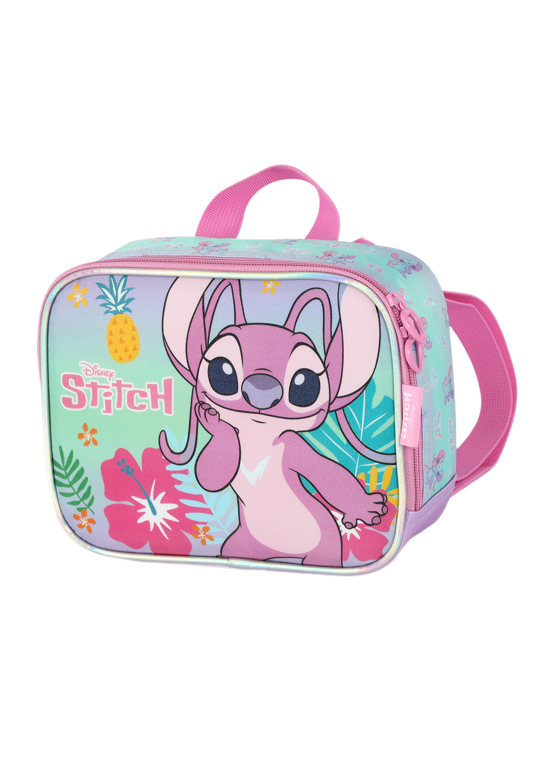 Kit Escolar Angel Disney Luxcel – Mochila com Rodinhas, Lancheira,  Estojo | Original e Encantador
