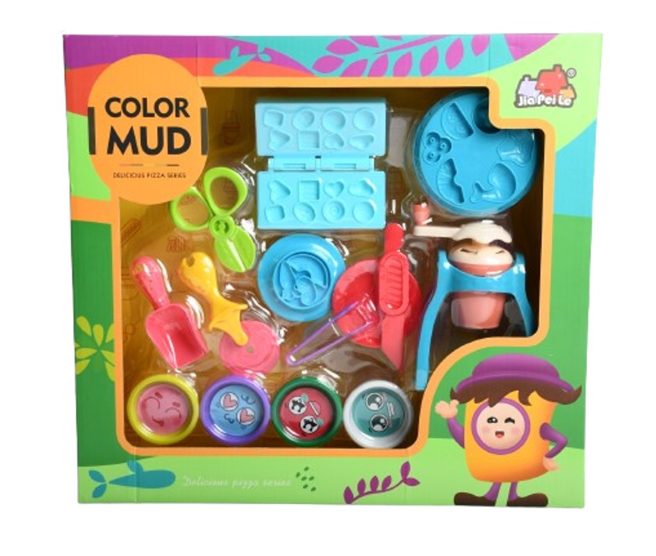 Conjunto Massinha de Modelar Color Mud Pizza Series – Brink Center