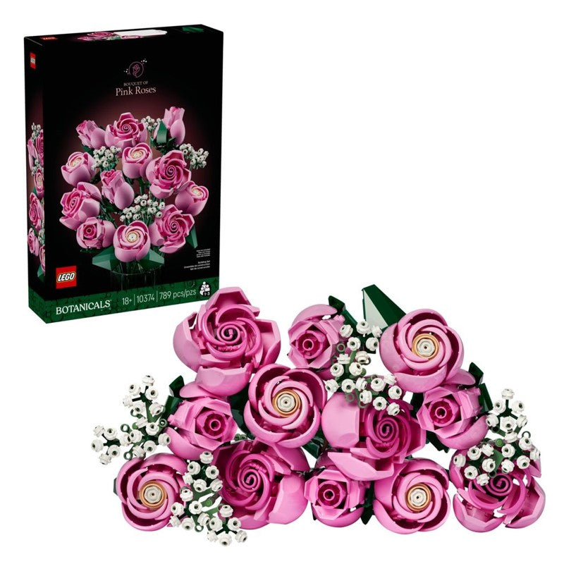 Lego Buquê de rosas cor de rosa - 10374