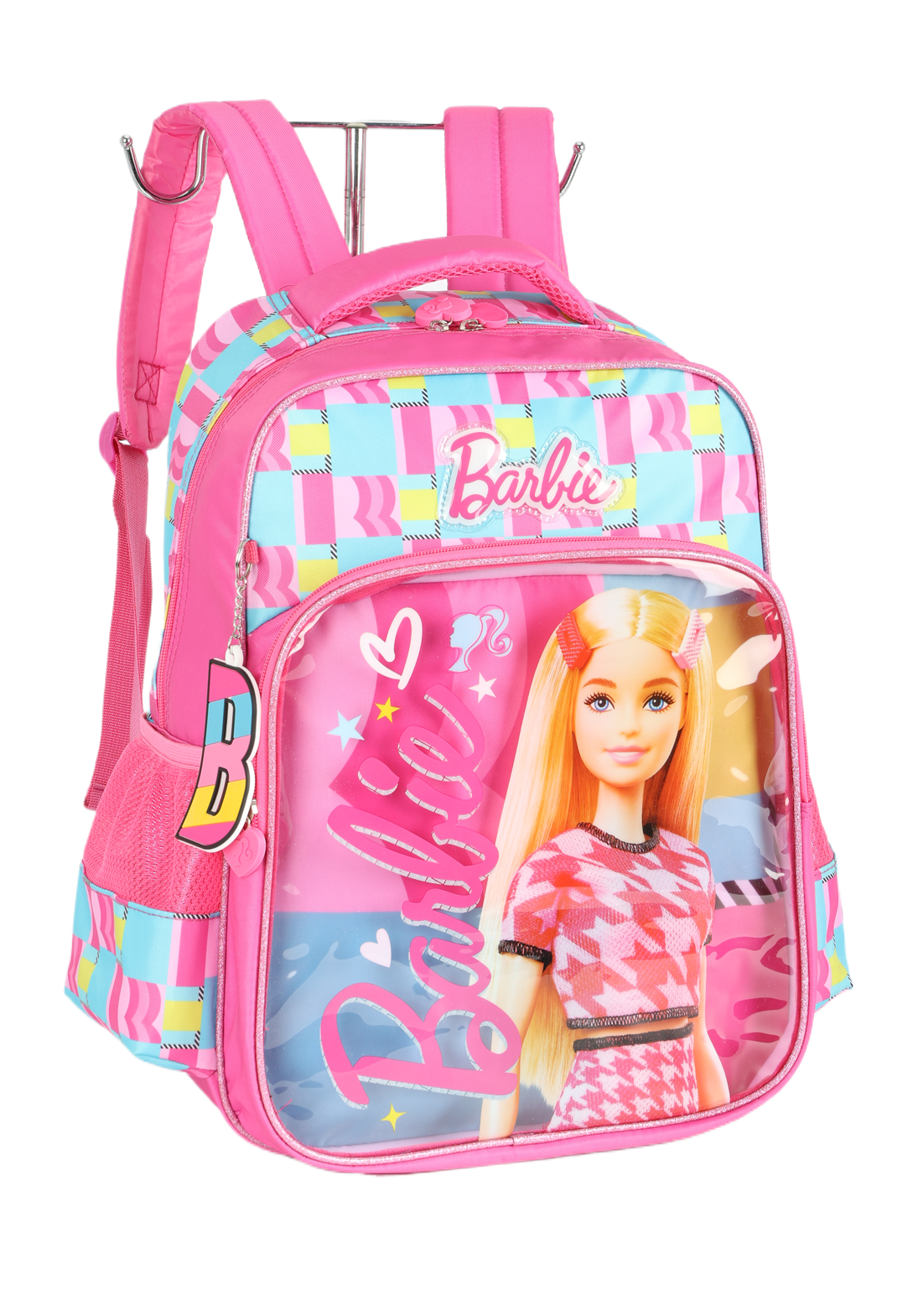 Mochila de Costas Escolar Barbie Fashion Rosa - Luxcel