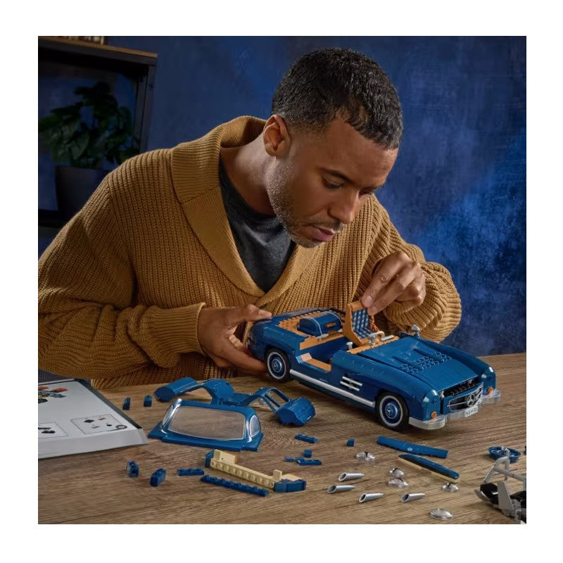 Hot Wheels Brick Shop Premium Mercedes-Benz 300 SL - Mattel