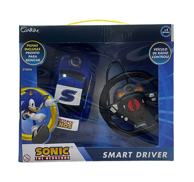 Veículo Smart Driver Sonic Controle Remoto 3 Funções Candide
