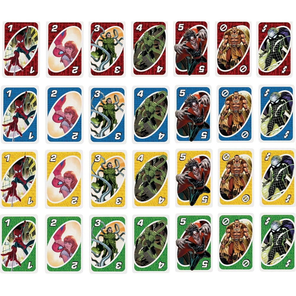 Jogo de Cartas UNO Marvel Spider-Man - Mattel