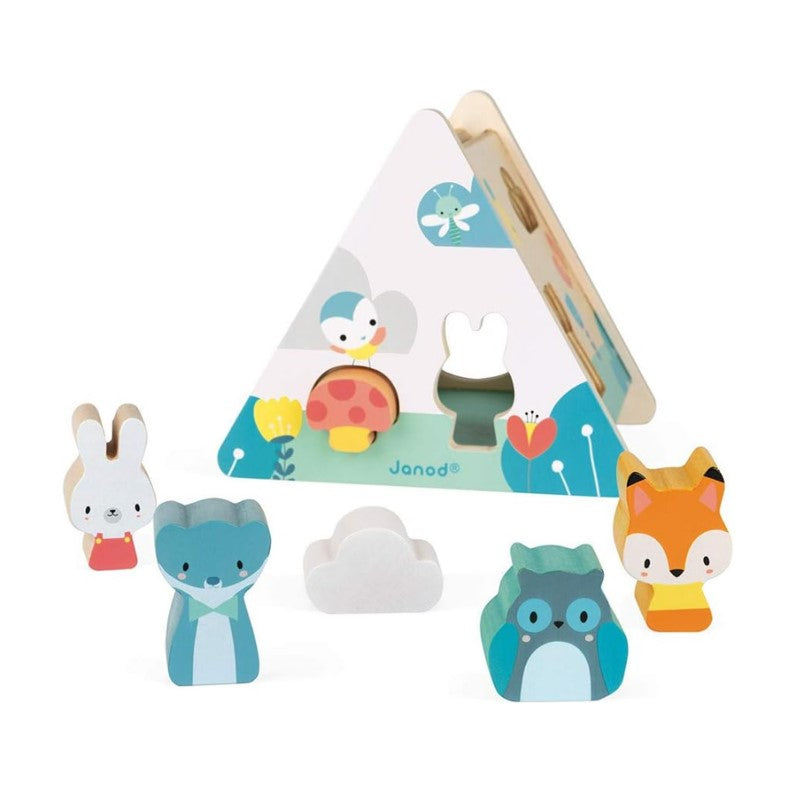 Brinquedo Triângulo Encaixa Formas com 7 Peças - Maped