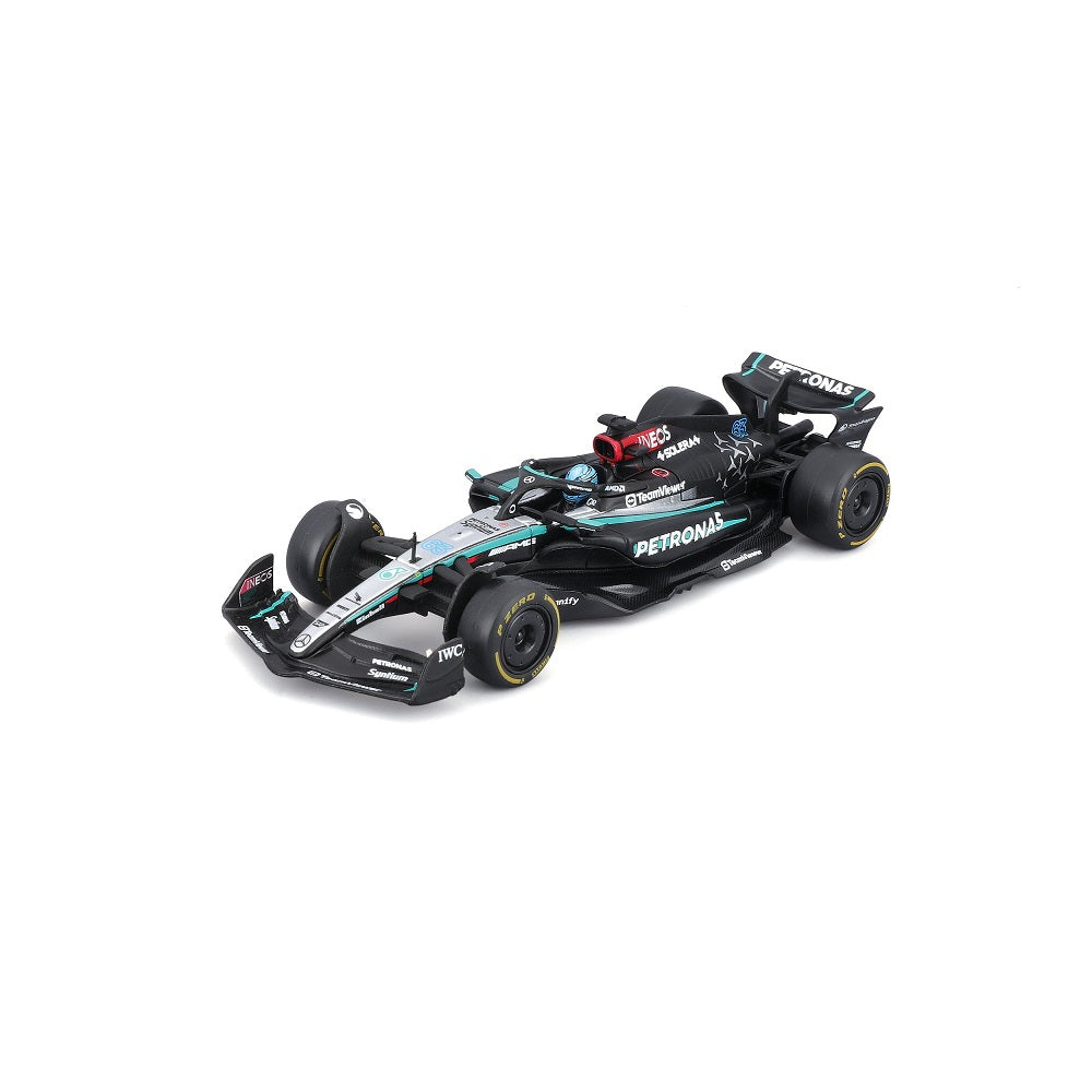 Miniatura Fórmula 1 Mercedes F1W15 2024 Russel Com Piloto - Bburago