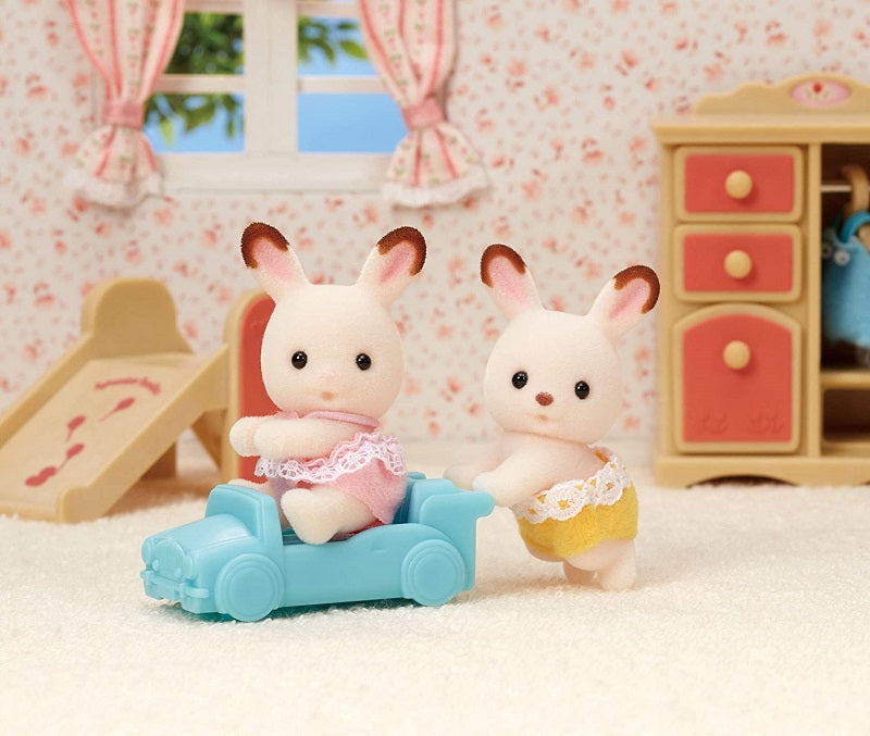 Sylvanian Families Gêmeos Coelho Chocolate - Epoch