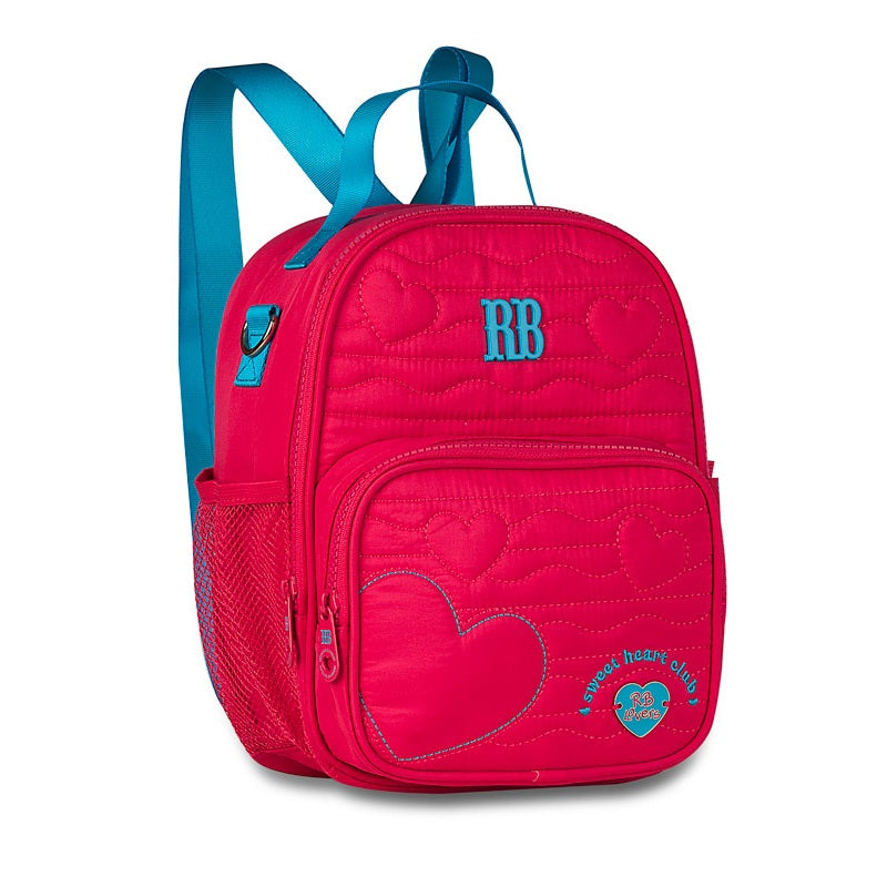 Kit Completo Mochila Lancheira Estojo Rebecca Bonbon RB Clio Rosa Pink