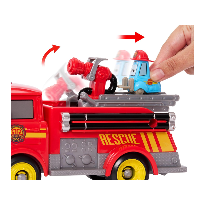 Caminhão de Bombeiro Ruivo e Guido Carros Disney - Mattel