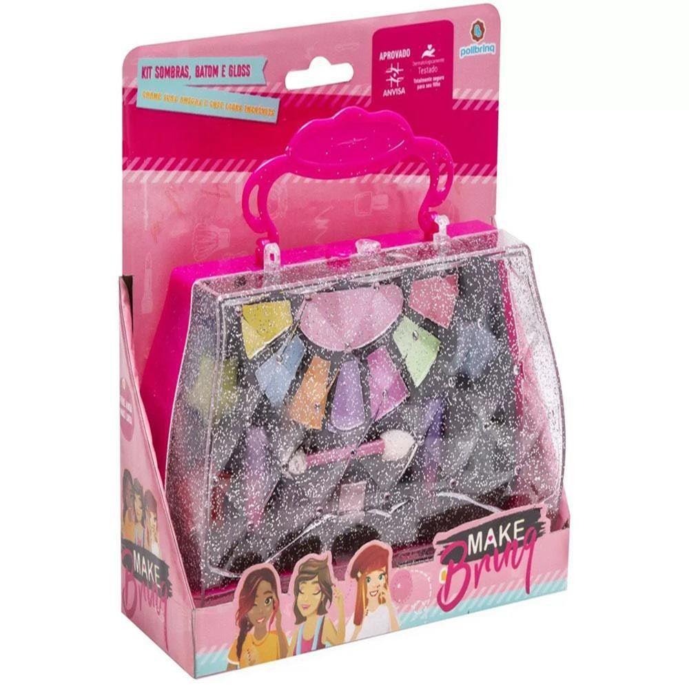 Kit Maquiagem Infantil com Bolsa Maleta