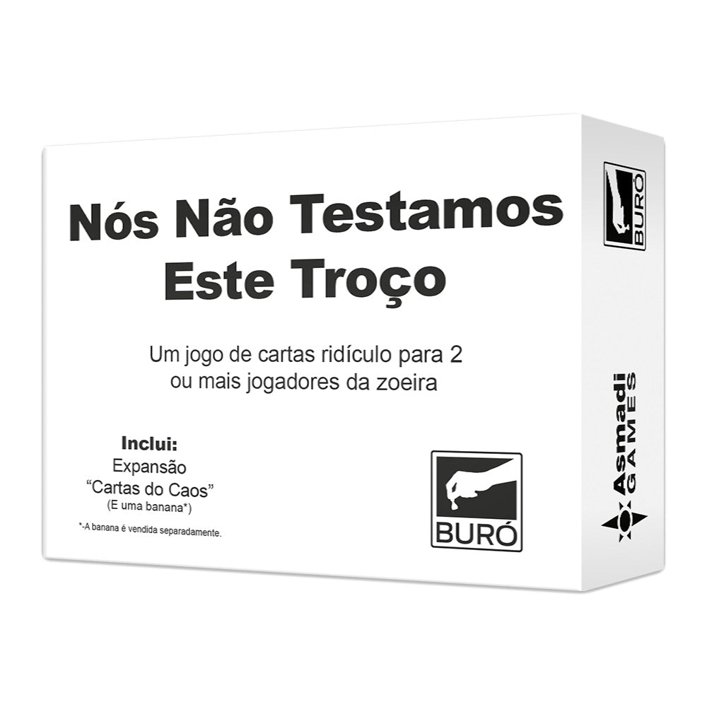 Jogo De Cartas Nós Não Testamos Este Troço - Buró