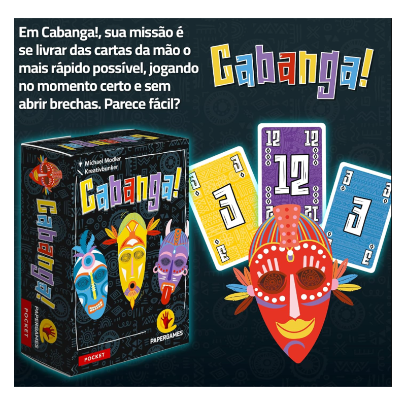 Jogo de Cartas Cabanga! - Papergames