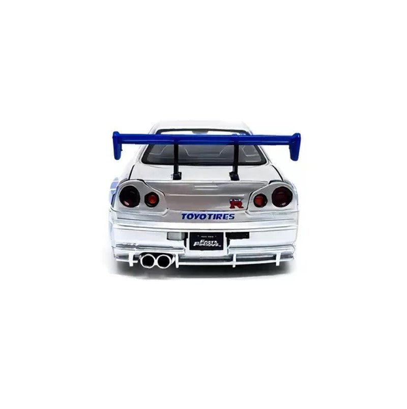 Miniatura Nissan Skyline GTR R34 Velozes e Furiosos - jada