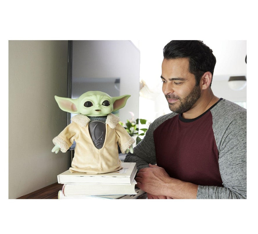 Pelúcia Star Wars Grogu Com Armadura Beskar - Mattel