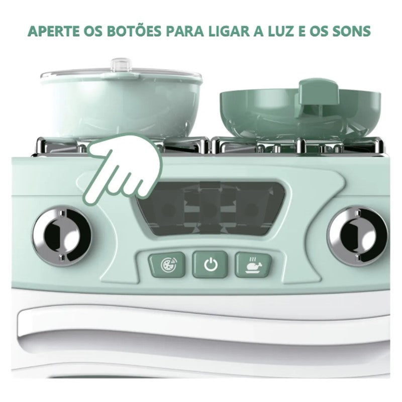 Mini Cozinha Fogão com Luz e Som - FÊNIX