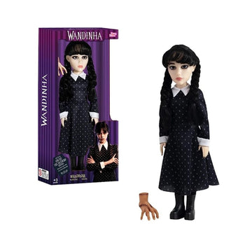 Boneca Wandinha Addams + Mãozinha