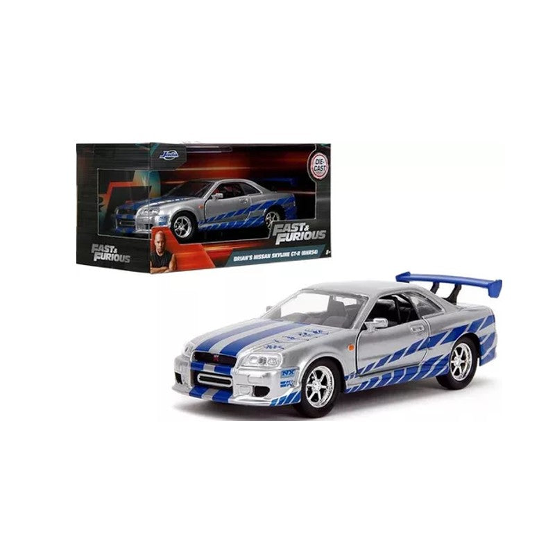 Miniatura Nissan Skyline GTR R34 Velozes e Furiosos - Jada