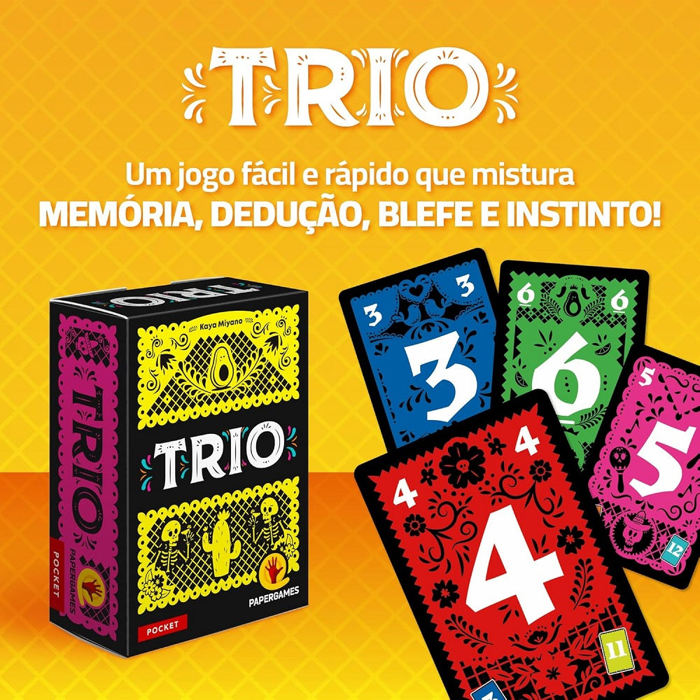 Jogo de Cartas Trio - PaperGames