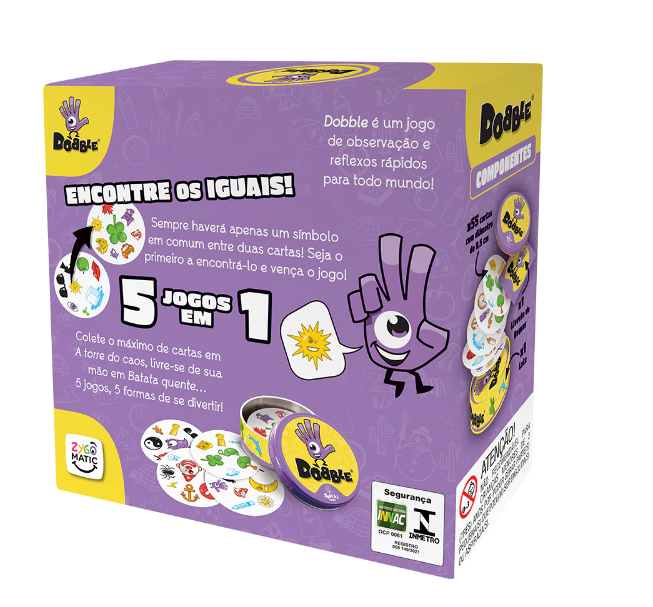 Dobble Eco-Sleeve Jogo De Cartas