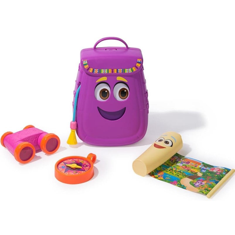 Dora Aventureira Mochila Com Mapa,Binóculo e Bússola - Sunny