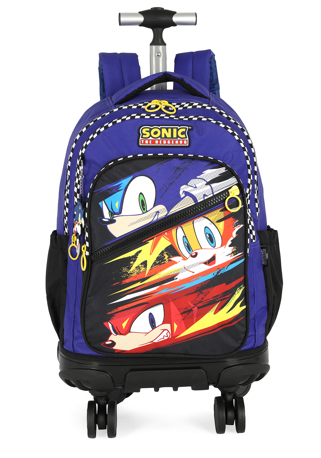 Kit Escolar Mochila Lancheira Estojo Sonic The Hedgehog Oficial Luxcel