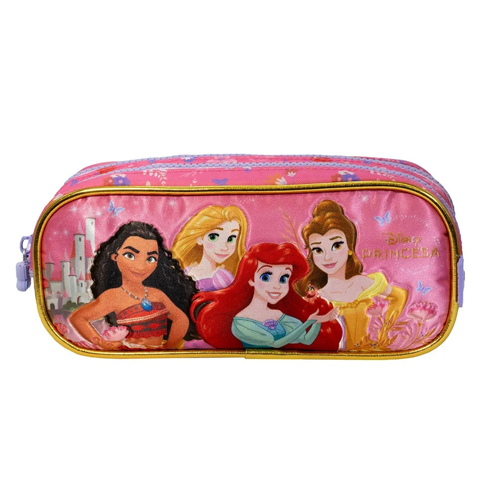 Estojo Princesas Disney – Um Toque de Realeza na Hora do Lanche!