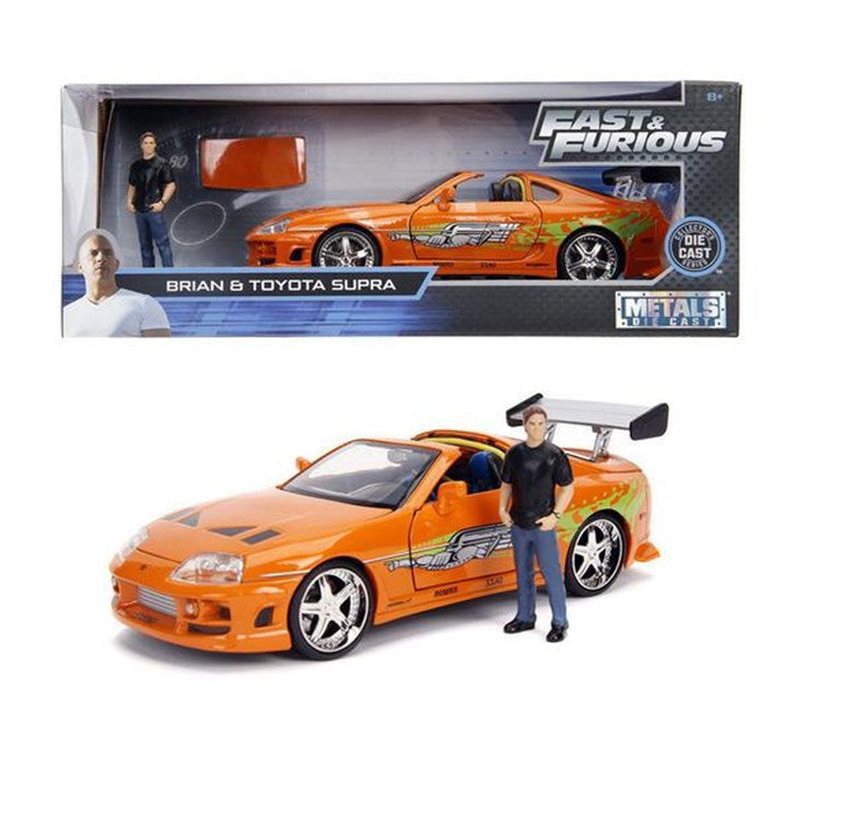 Miniatura Velozes E Furiosos Brian Toyota Supra 1/24