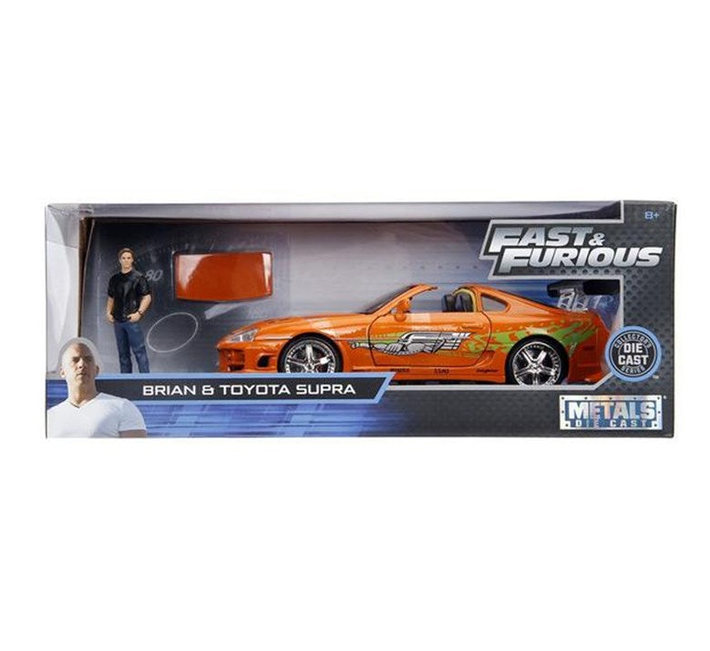 Miniatura Velozes E Furiosos Brian Toyota Supra 1/24