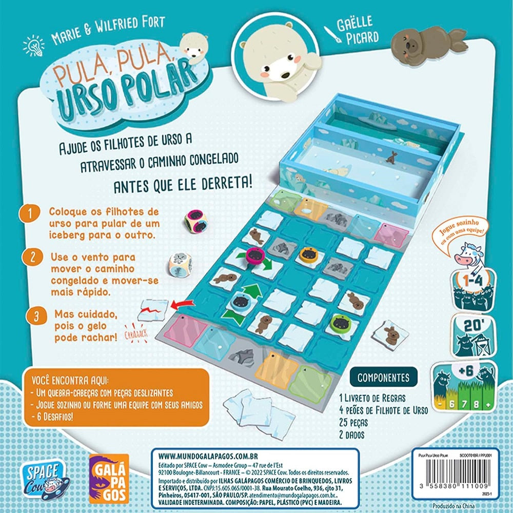 Jogo Pula, Pula Urso Polar - Galápagos