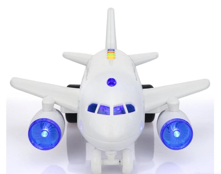 Aviao De Brinquedo Com Luz E Som 1:160