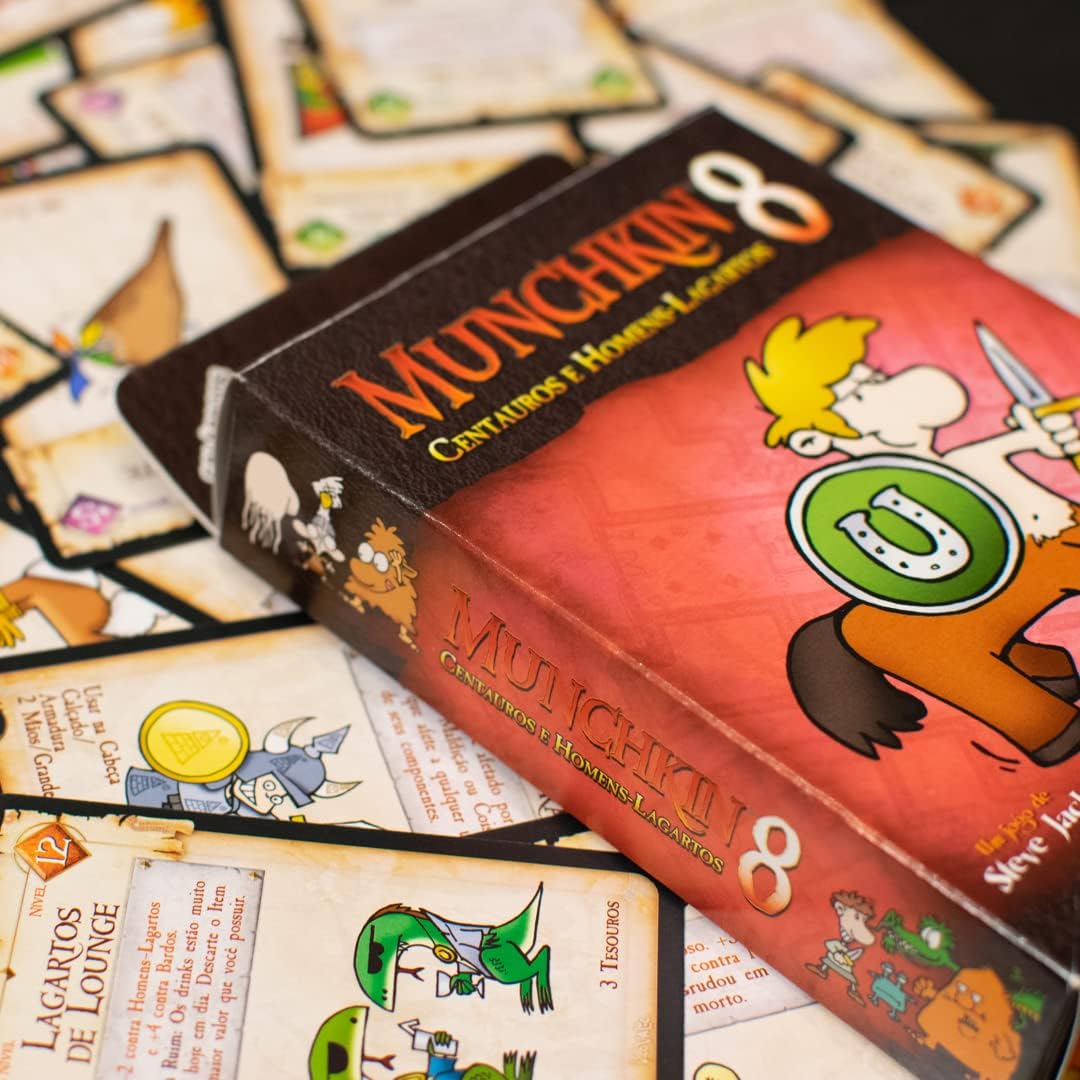 Jogo de Cartas Expansão Munchkin 8 Centauros e Homens-Lagartos - Galápagos