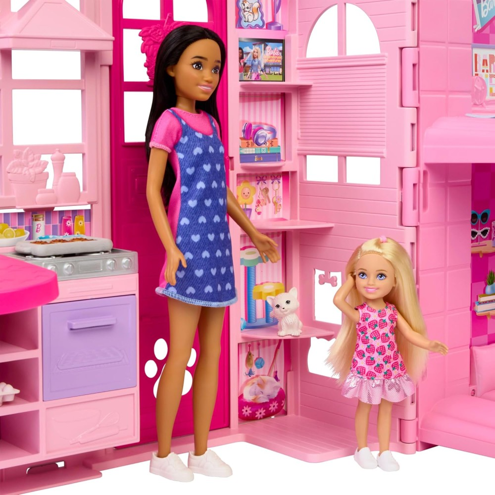 Barbie Casa Glam Com Boneca - JMD28