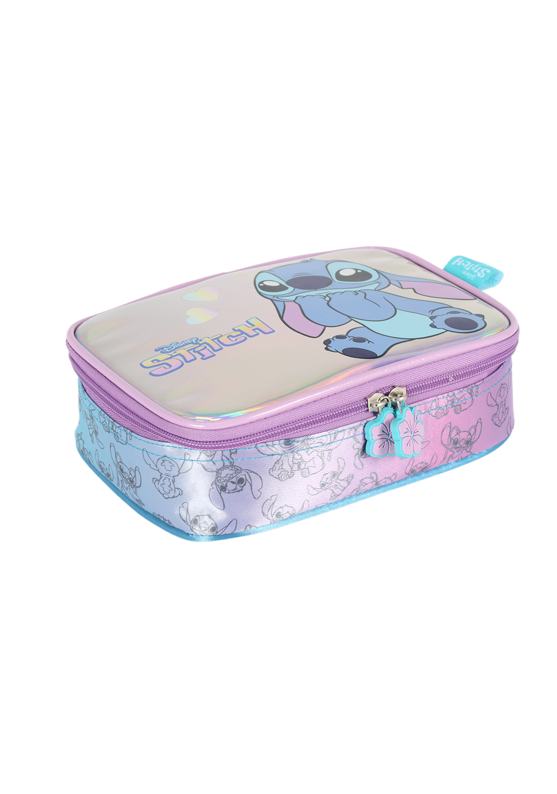 Estojo Box Duplo Stitch Holográfico Luxcel Disney - Stitch