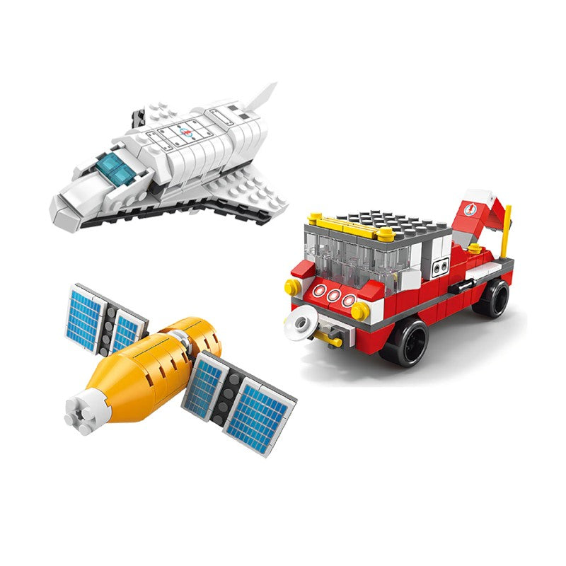 Blocos De Montar Space Shuttle Kit 1000 Pecas 6 Em 1 - Brink Center