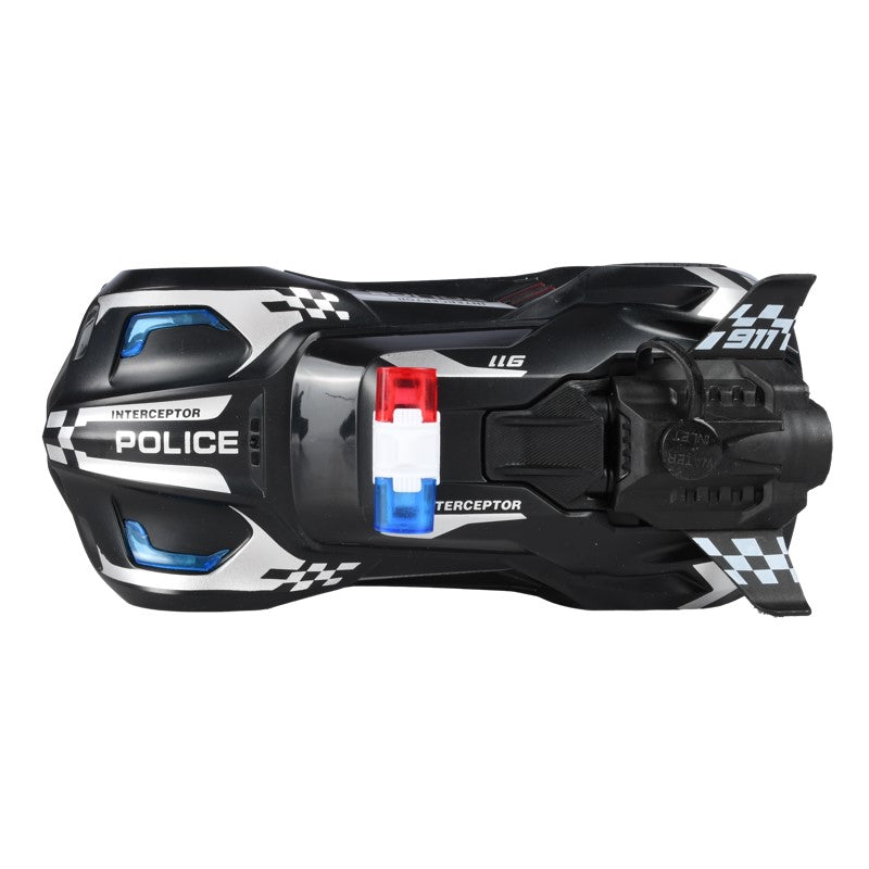 Carro de Polícia de Controle Remoto Escala 1:20 com Efeito de Fumaça e Luzes - Brink Center