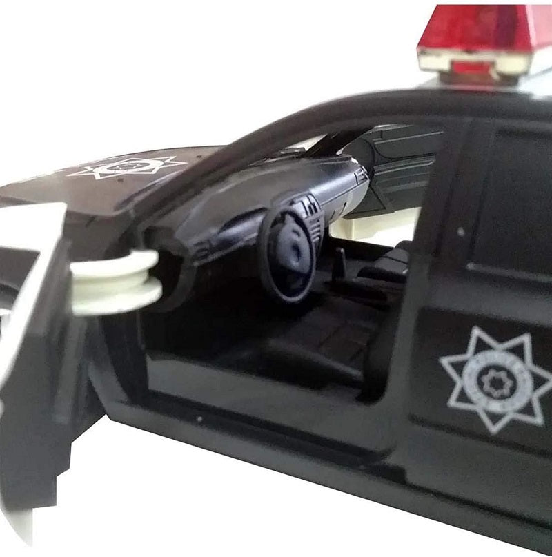 Carrinho de Polícia Viatura Com Luz de led E Abertura De Portas