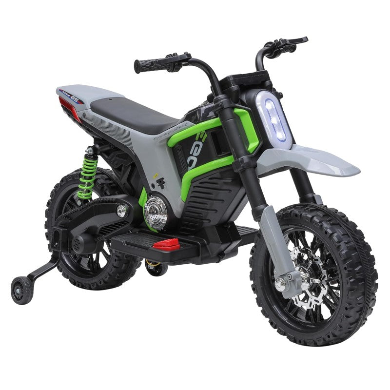 Moto Elétrica ZS Infantil 12V Verde com rodinhas  - Zippy