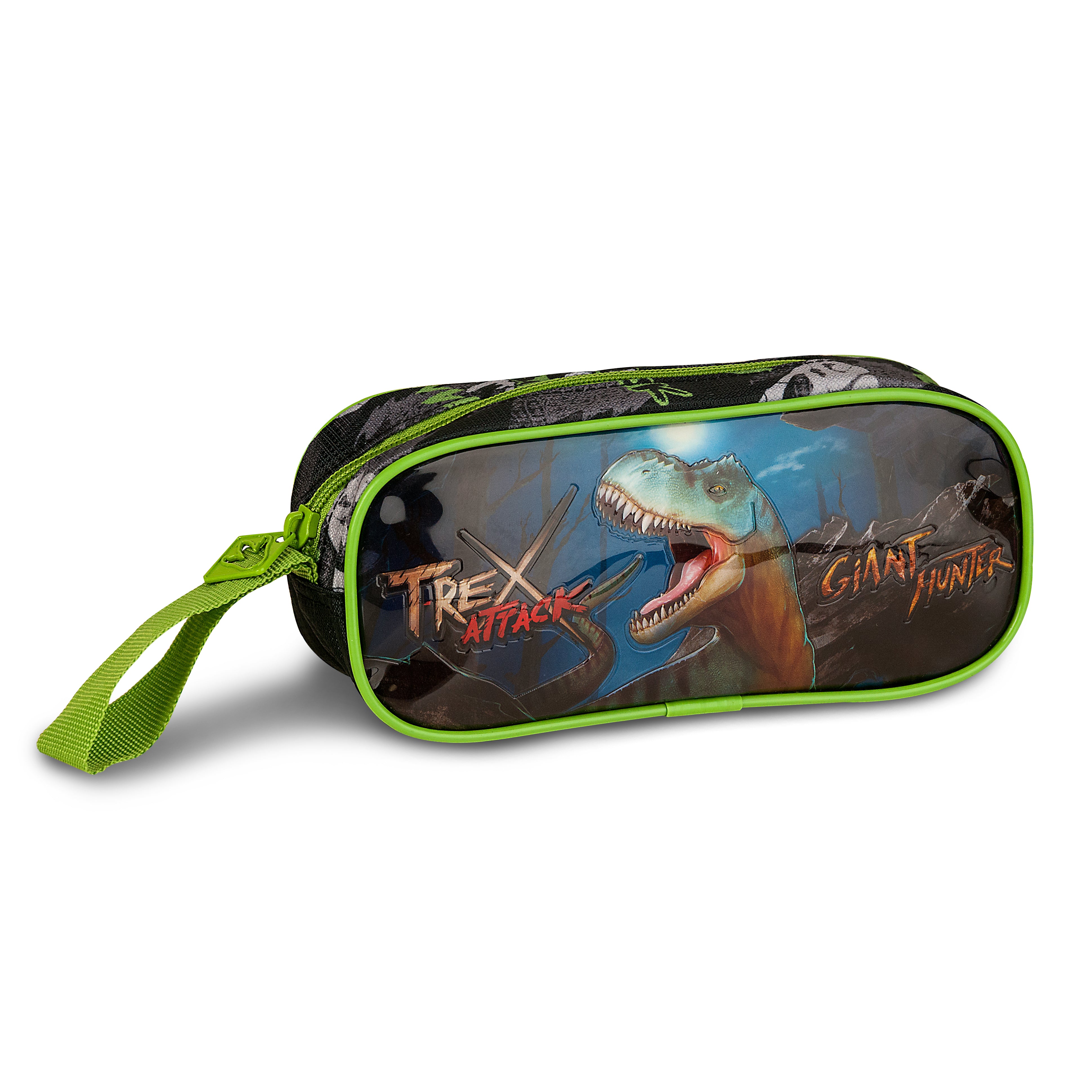 Kit Mochila Rodinhas Costas Dinossauro Meninos Original Clio