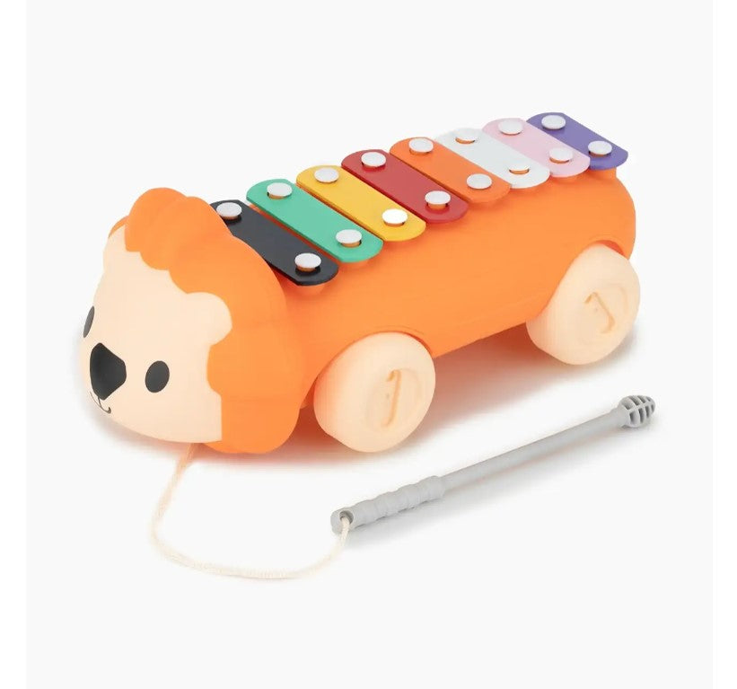 Xilofone Infantil Leãozinho Amiguinhos da Selva