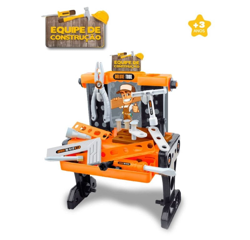 Kit Ferramentas Infantil Equipe de Construção 2 em 1 Zoop Toys Zp00411
