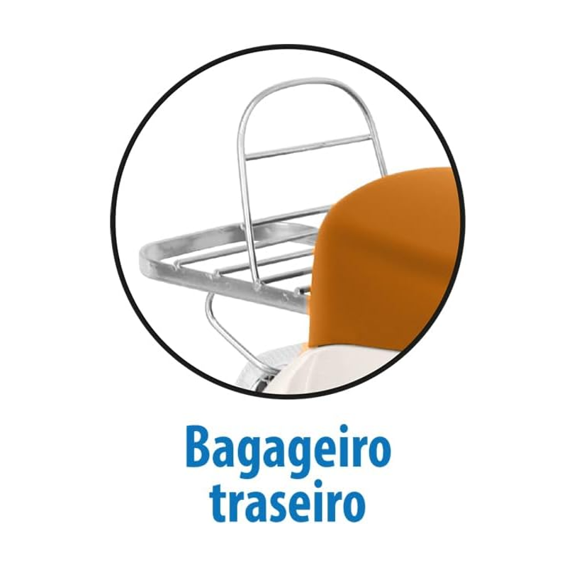 Lambreta Elétrica Banderetta 6v Branca - Bandeirante