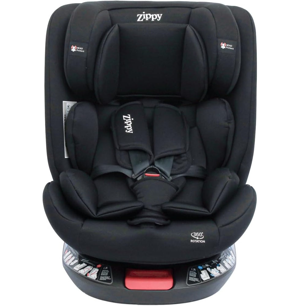 Cadeirinha De Bebê Para Carro Com Isofix 36kg Black 10397 - Zippy Toys
