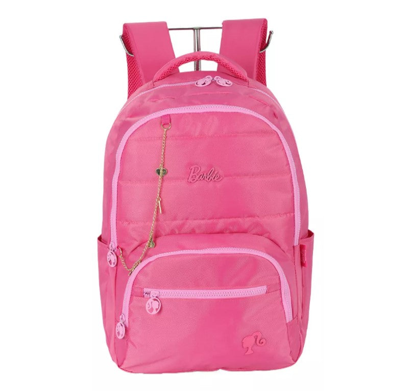 Mochila de Costas Barbie Porta Notebook Pink - Luxcel