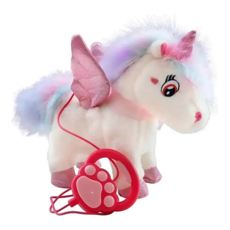 Pelúcia Unicórnio Canta e Repete Fala Com Luz - Zoop Toys