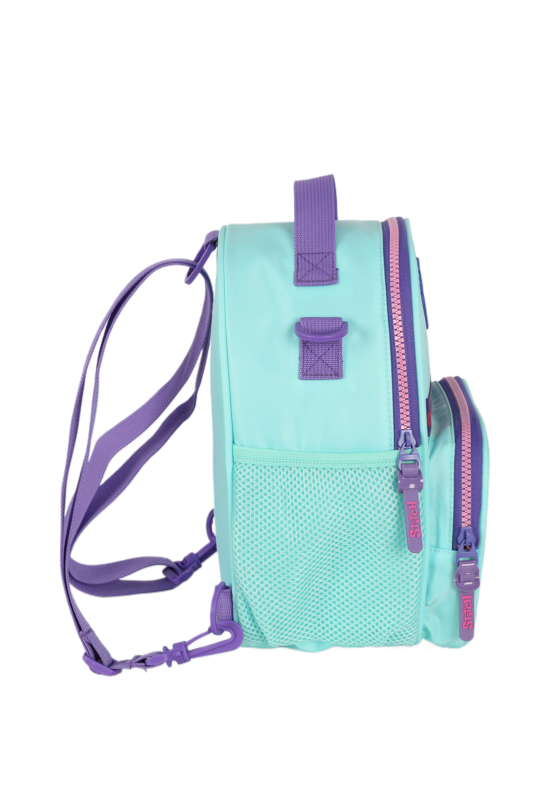 Lancheira Térmica Stitch Disney Luxcel | Turquesa e Roxo | Ohana | Alça de Costas
