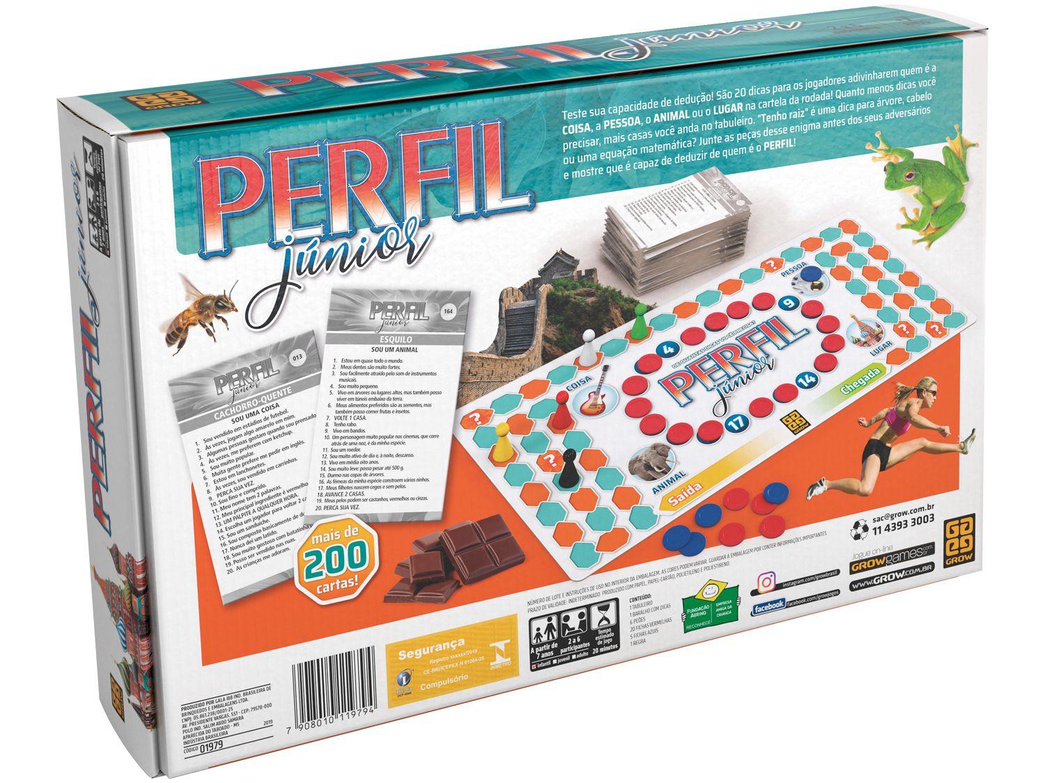 Jogo Perfil Júnior - Grow
