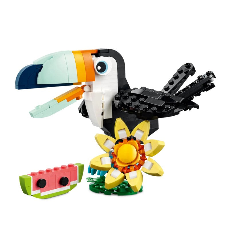 Lego Creator 3 em 1 Animais selvagens Tucano tropical - 31173