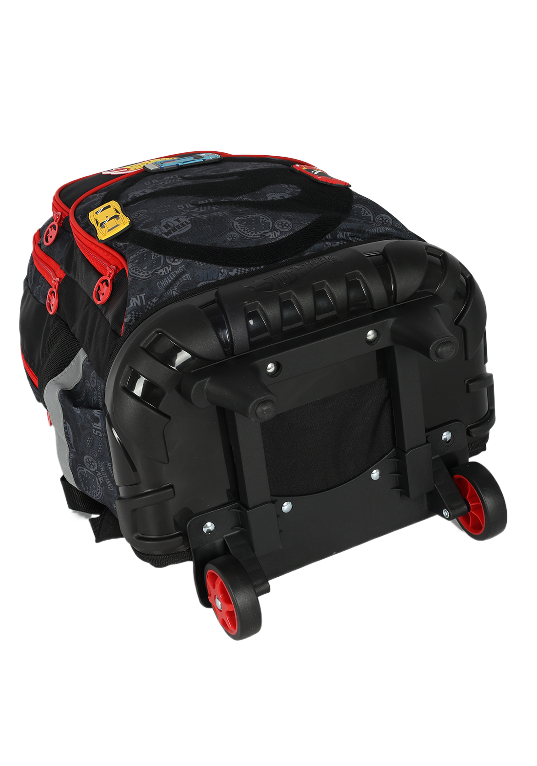 Mochila Hot Wheels Preta com Rodinhas