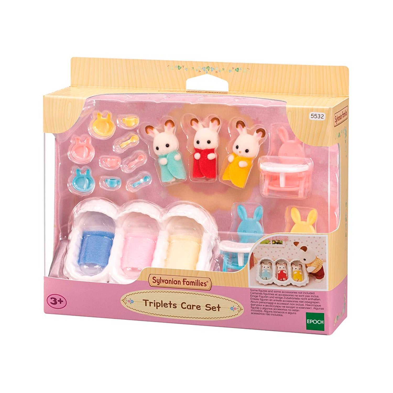 Sylvanian Families - Conjunto Cuidando De Trigemeos